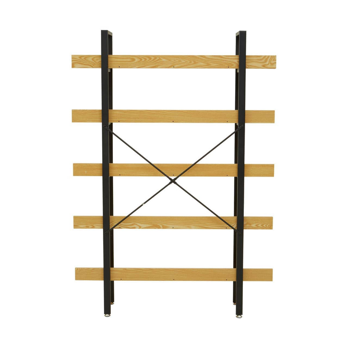 Laxton 5 Tier Light Yellow Shelf Unit.