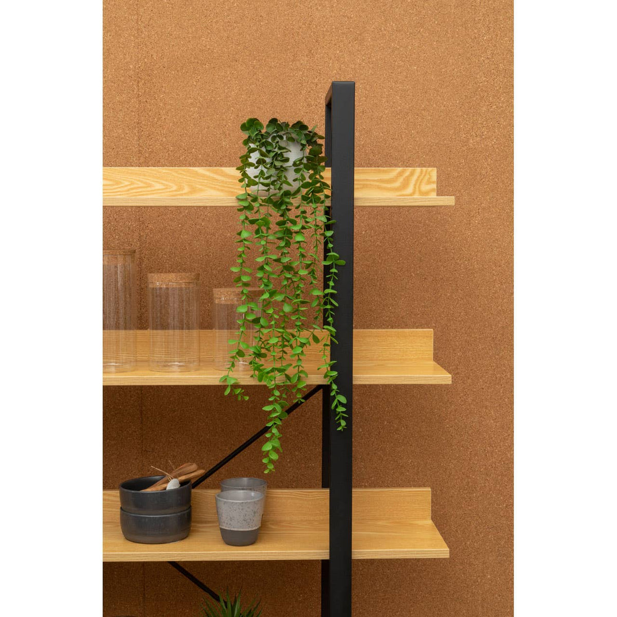 Laxton 5 Tier Light Yellow Shelf Unit.