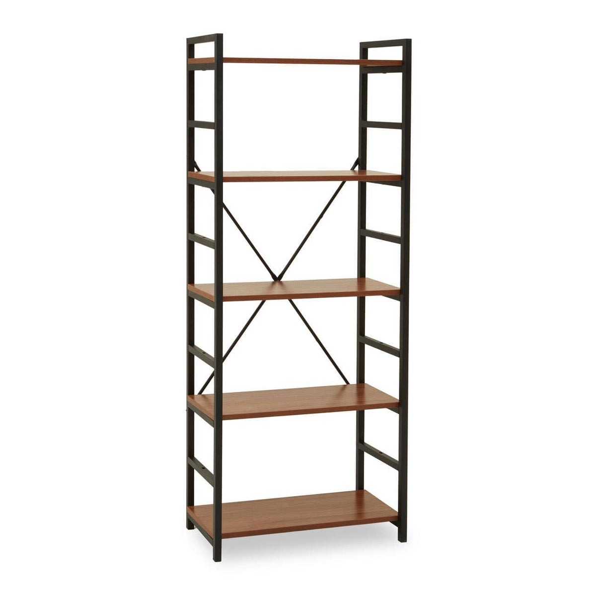 Laxton 5 Tier Red Pomelo Shelf Unit.