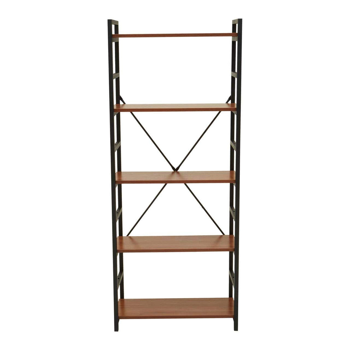 Laxton 5 Tier Red Pomelo Shelf Unit.