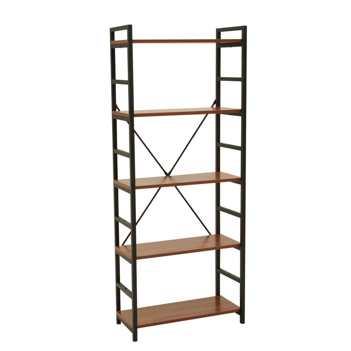 Laxton 5 Tier Red Pomelo Shelf Unit.