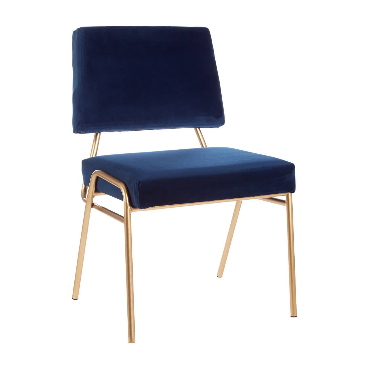 Noosa & Co. Living Lexa Blue Velvet Chair House of Isabella UK