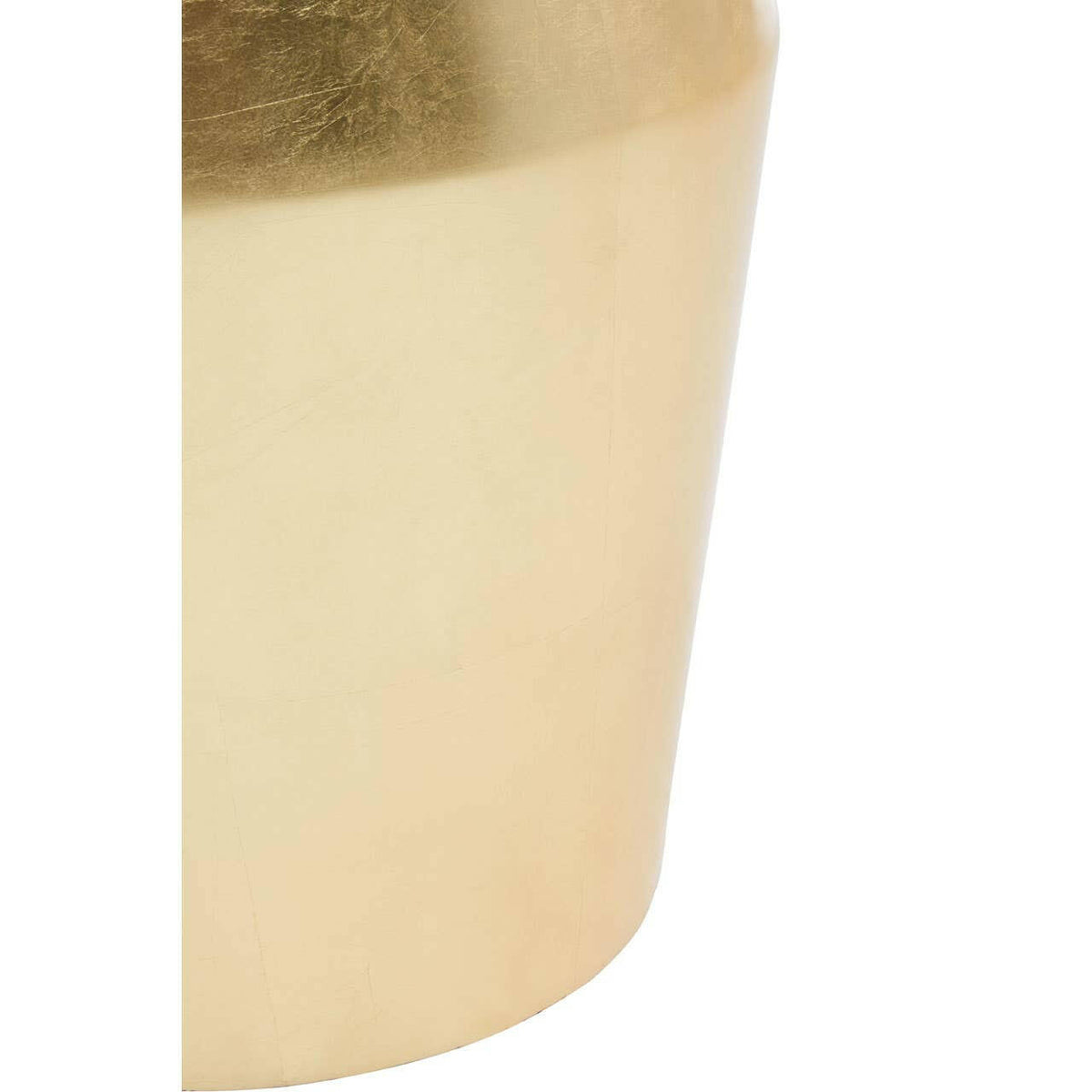 Lino Large Gold Drum Side Table.