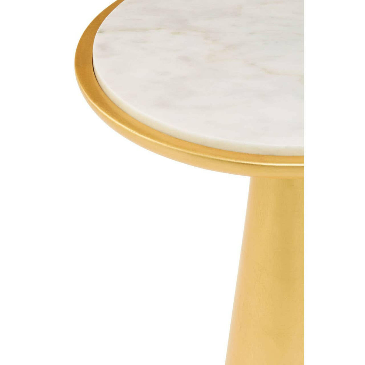 Lino Large Gold Side Table.