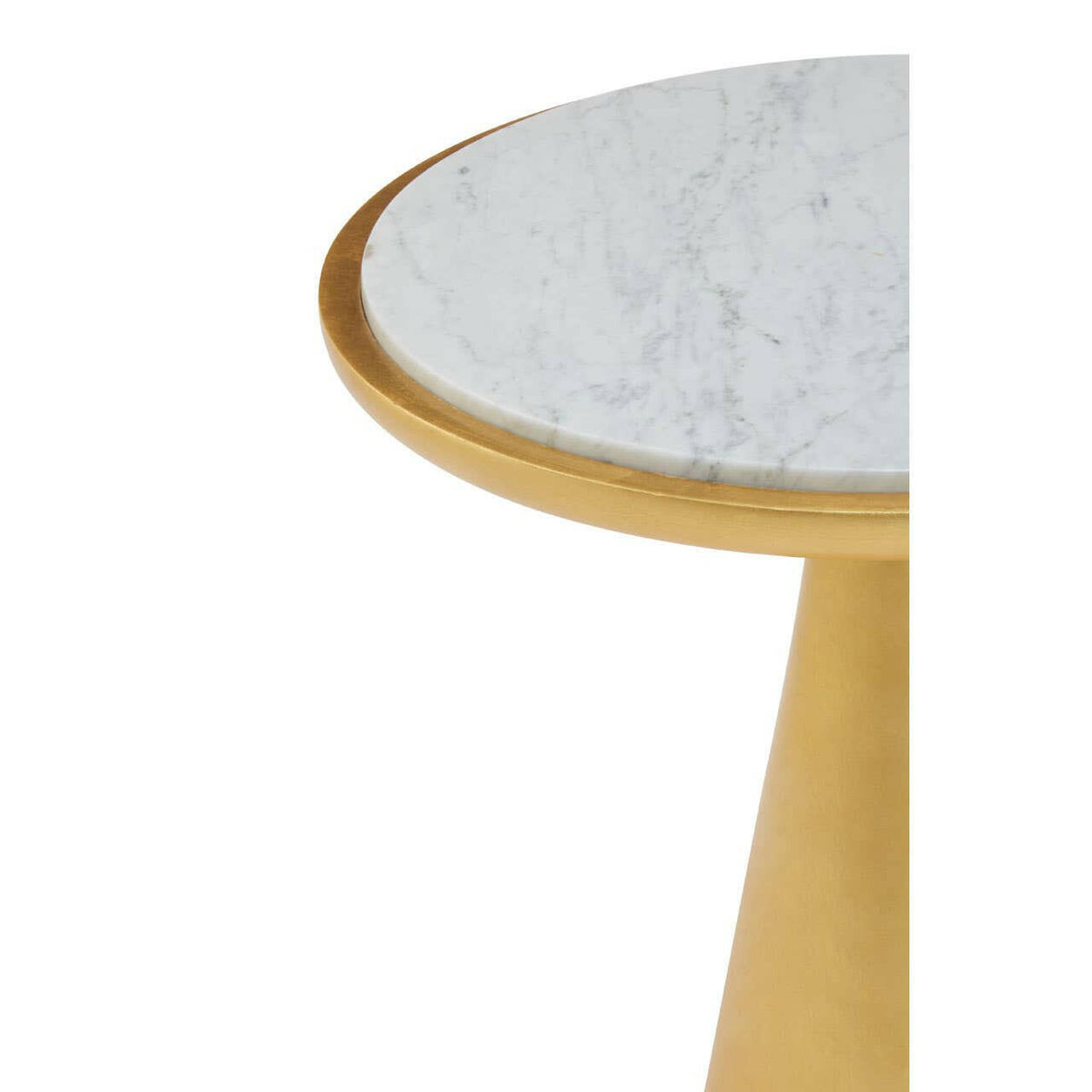 Lino Small Gold Side Table.