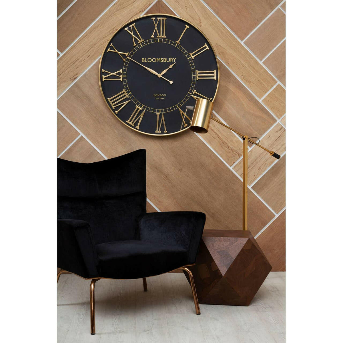 Lino Walnut Side Table.