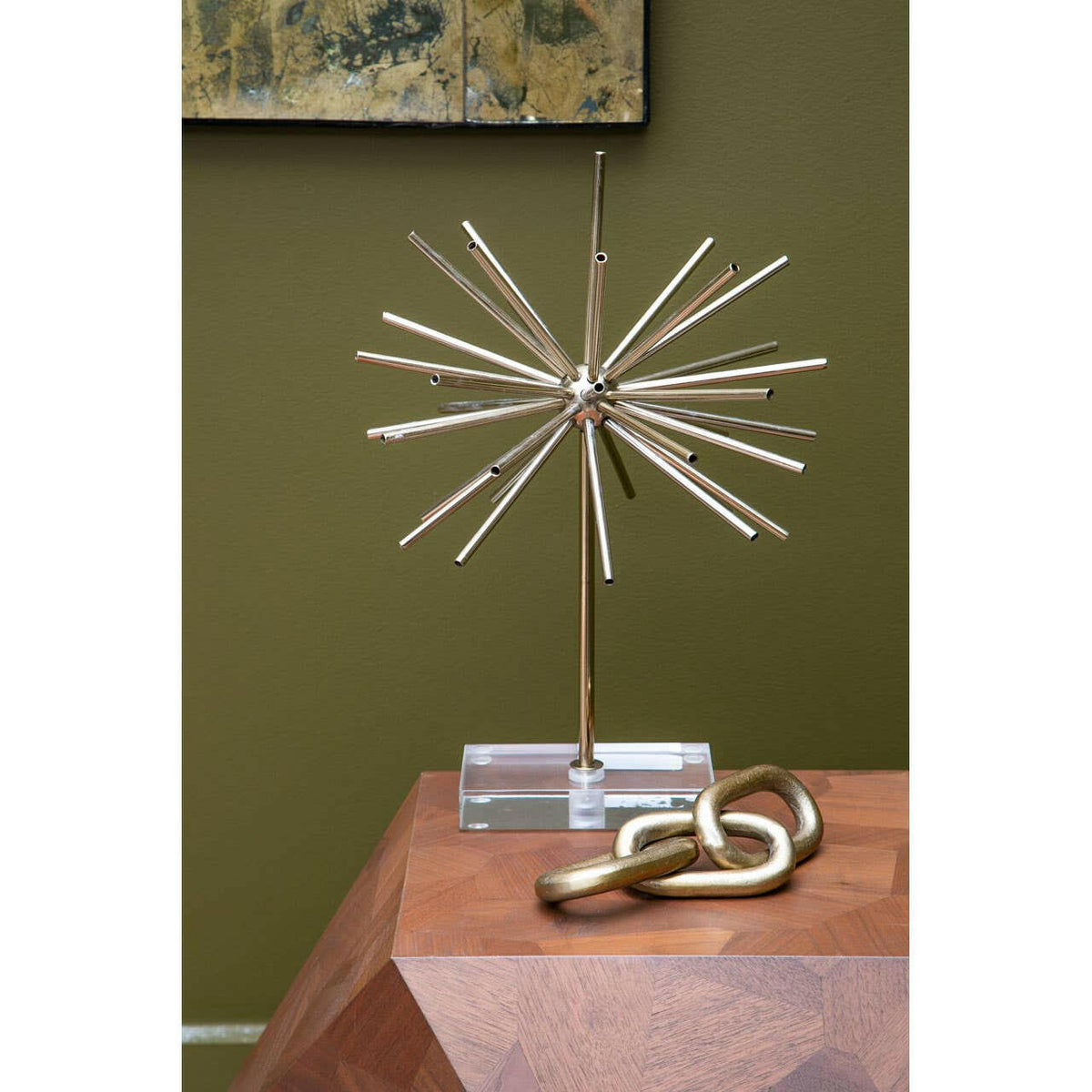 Lino Walnut Side Table.