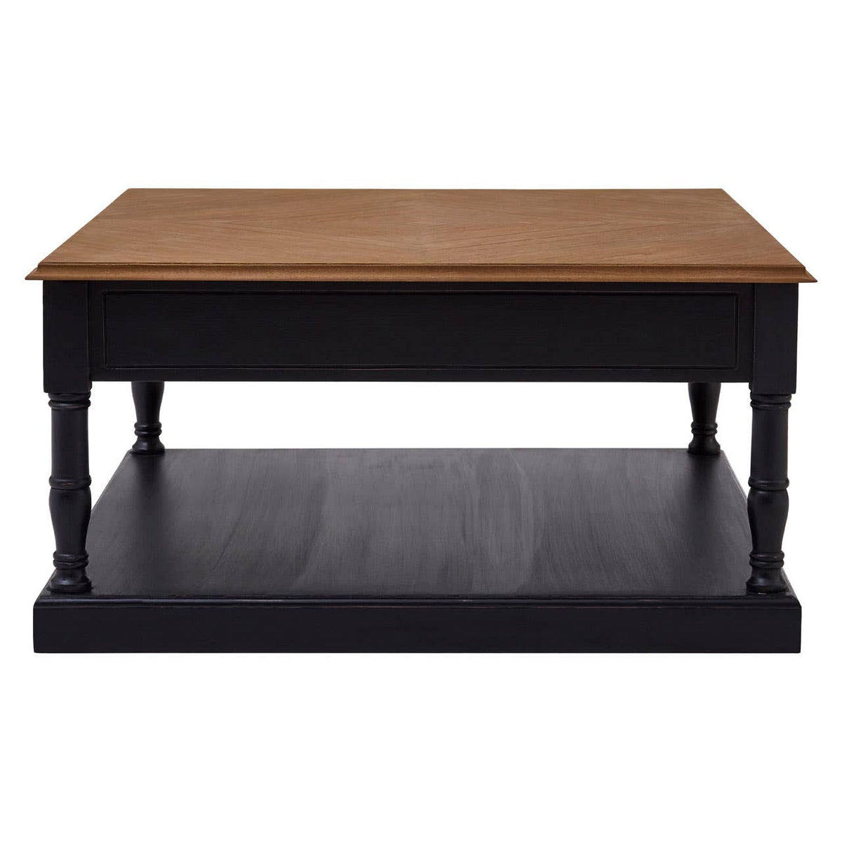 Loire 1 Drawer Black Coffee Table.