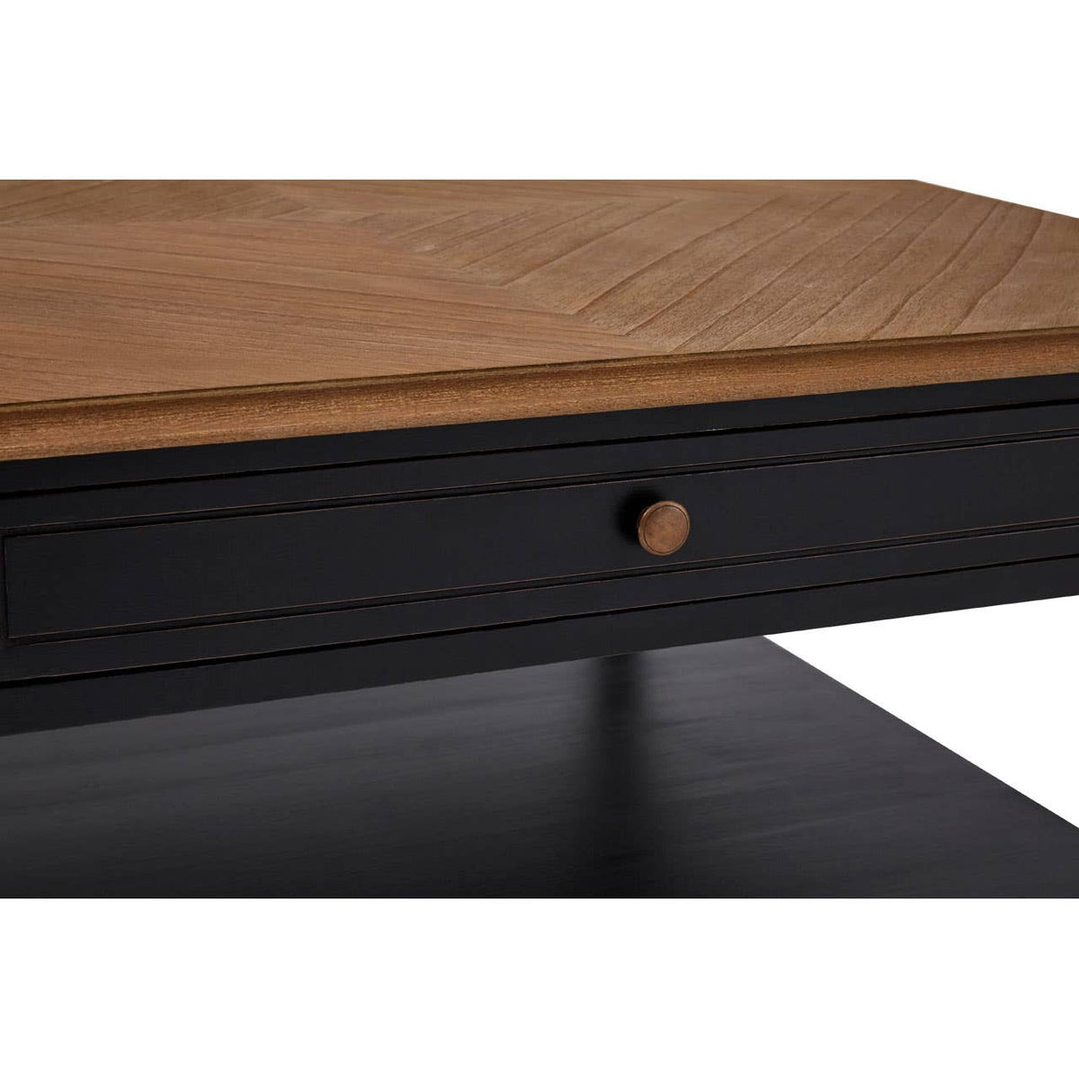 Loire 1 Drawer Black Coffee Table.
