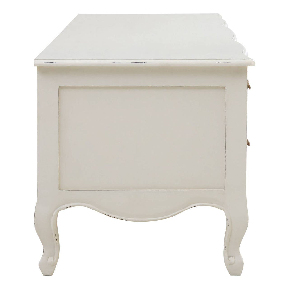 Loire 4 Drawers/2 Shelves White Media Unit.