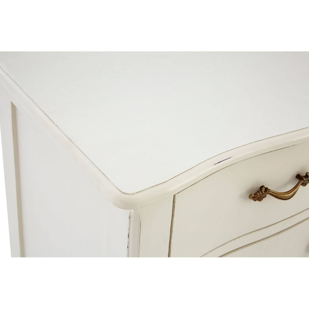 Loire 6 Drawer White Sideboard.