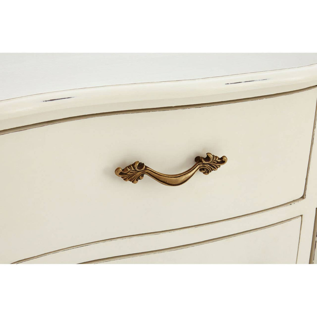 Loire 6 Drawer White Sideboard.