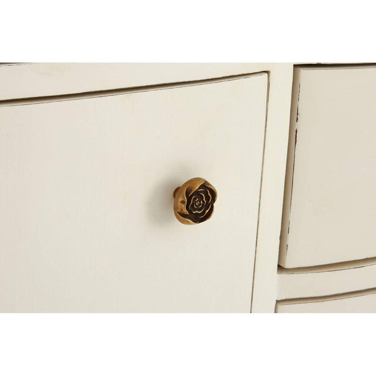 Loire 6 Drawer White Sideboard.