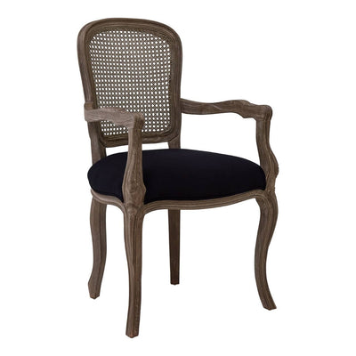 Noosa & Co. Living Loire Black Fabric Chair House of Isabella UK