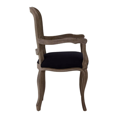 Noosa & Co. Living Loire Black Fabric Chair House of Isabella UK