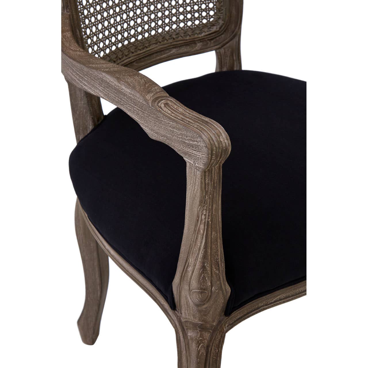 Noosa & Co. Living Loire Black Fabric Chair House of Isabella UK