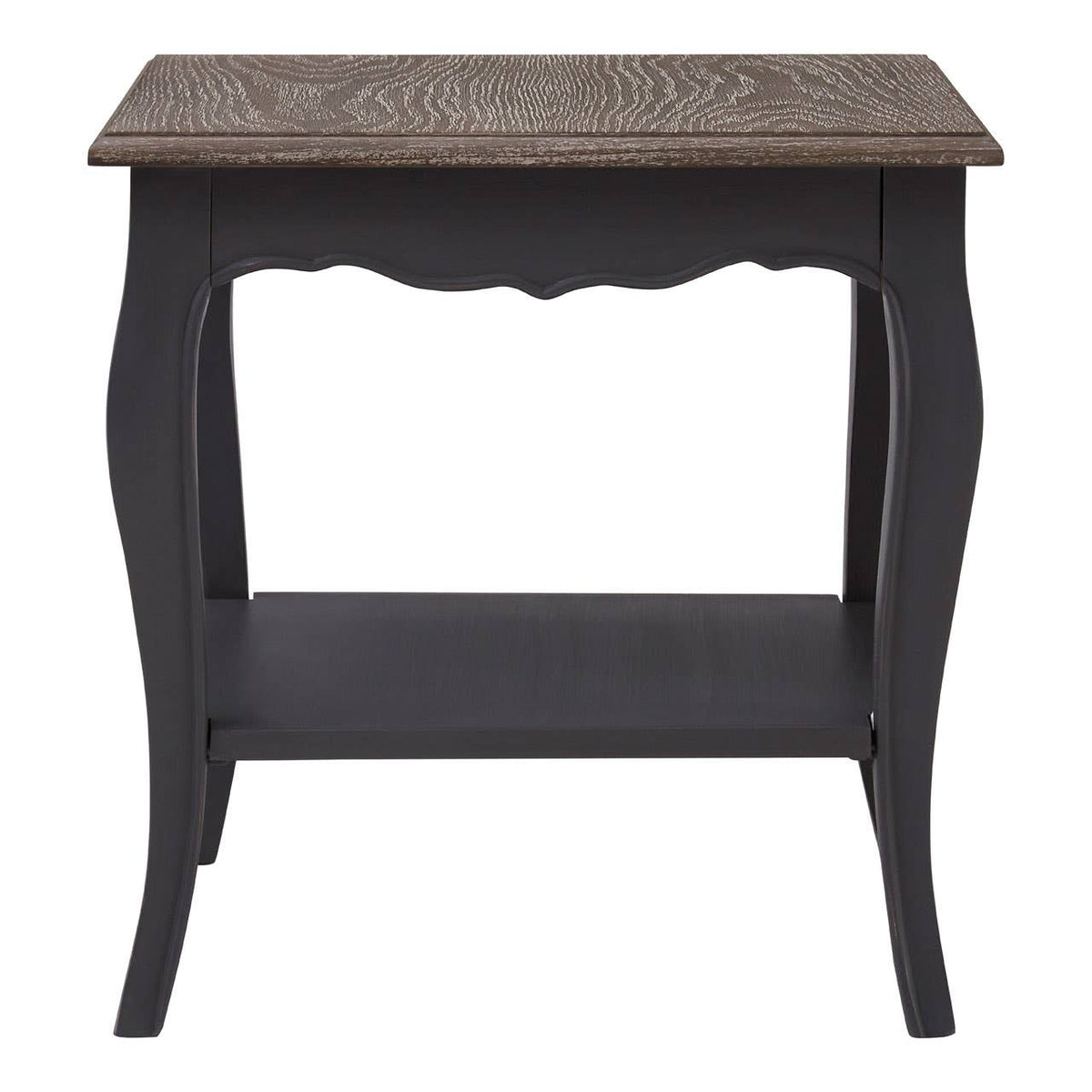 Loire Dark Grey Single Shelf Console Table.
