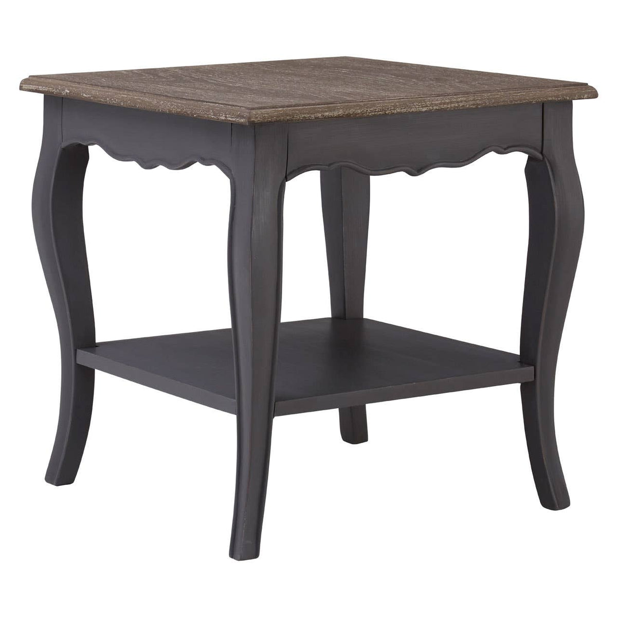 Loire Dark Grey Single Shelf Console Table.