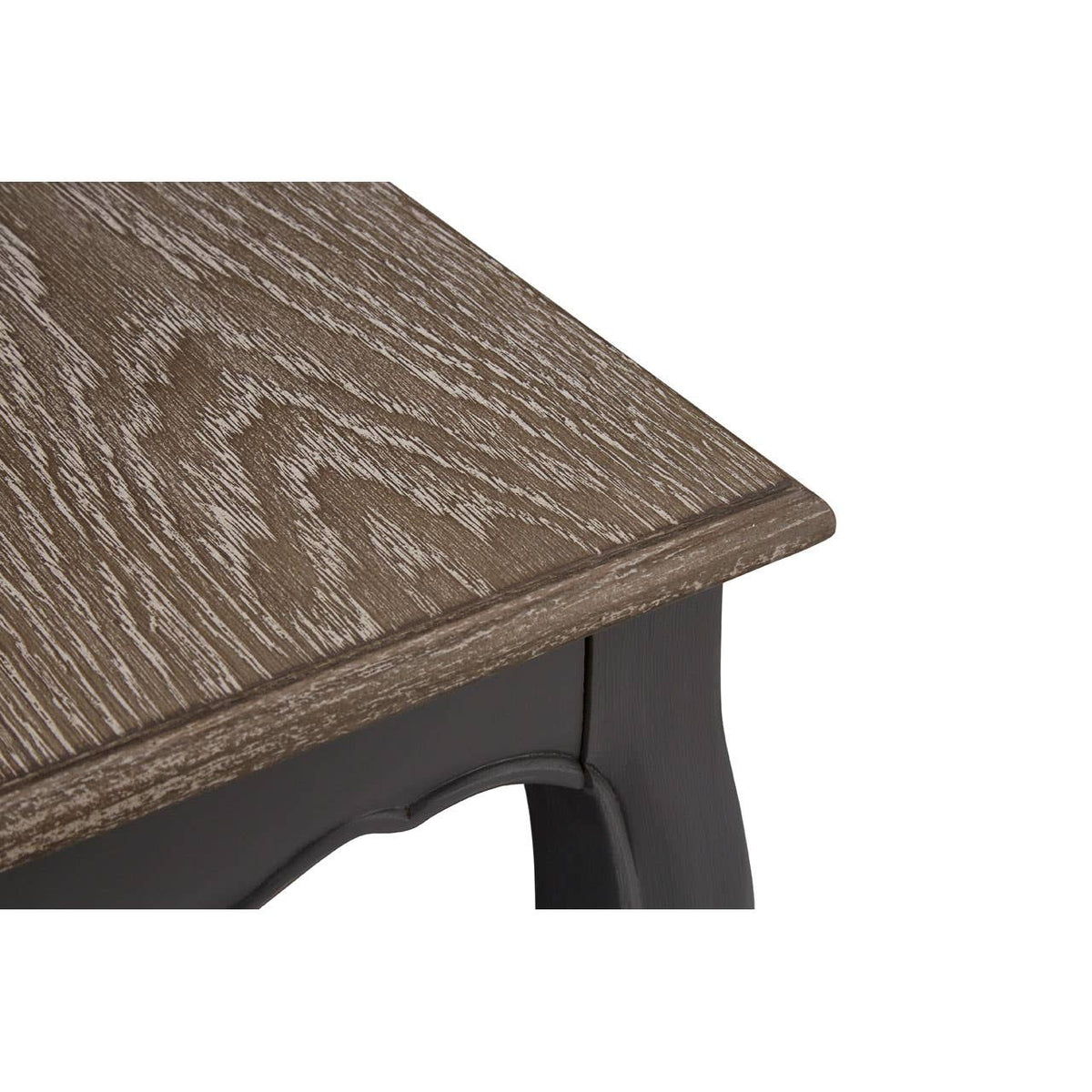 Loire Dark Grey Single Shelf Console Table.