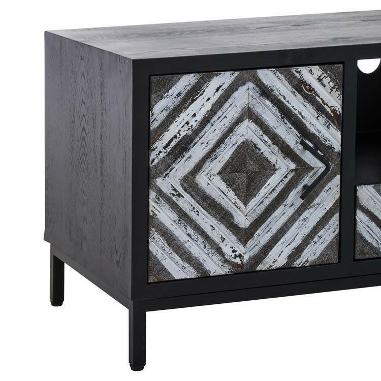 Lombok Black Frame Media Unit.