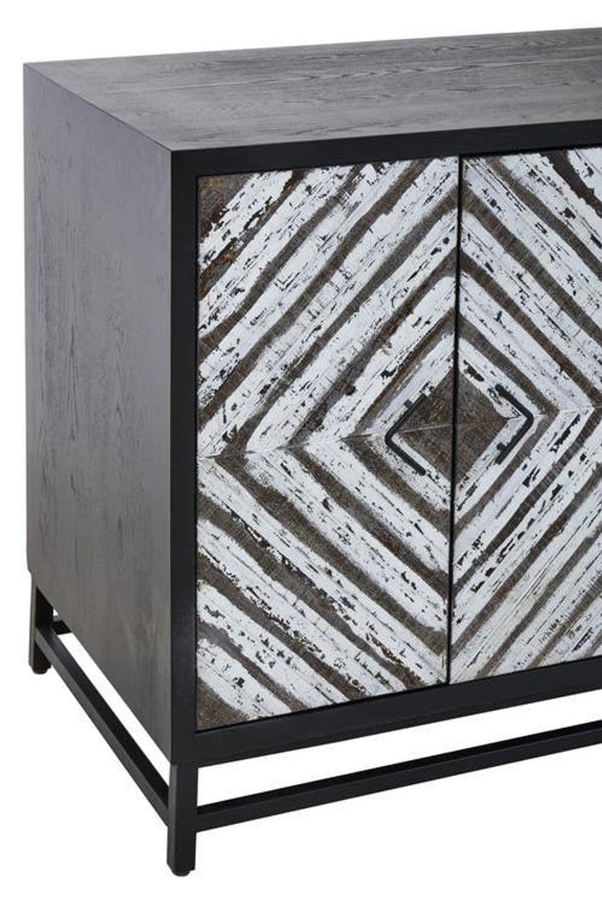 Noosa & Co. Living Lombok Four Door internal shelf storage Sideboard House of Isabella UK