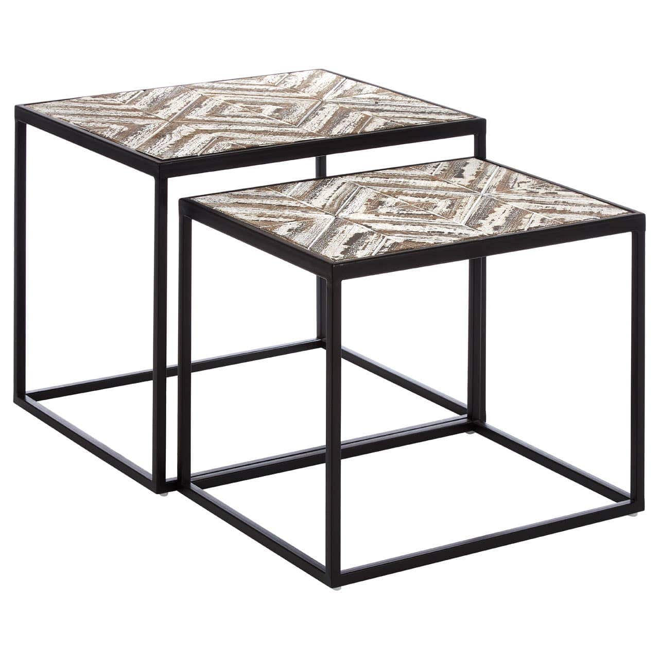 Noosa & Co. Living Lombok Set Of 2 Side Tables House of Isabella UK