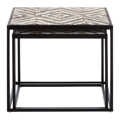 Noosa & Co. Living Lombok Set Of 2 Side Tables House of Isabella UK