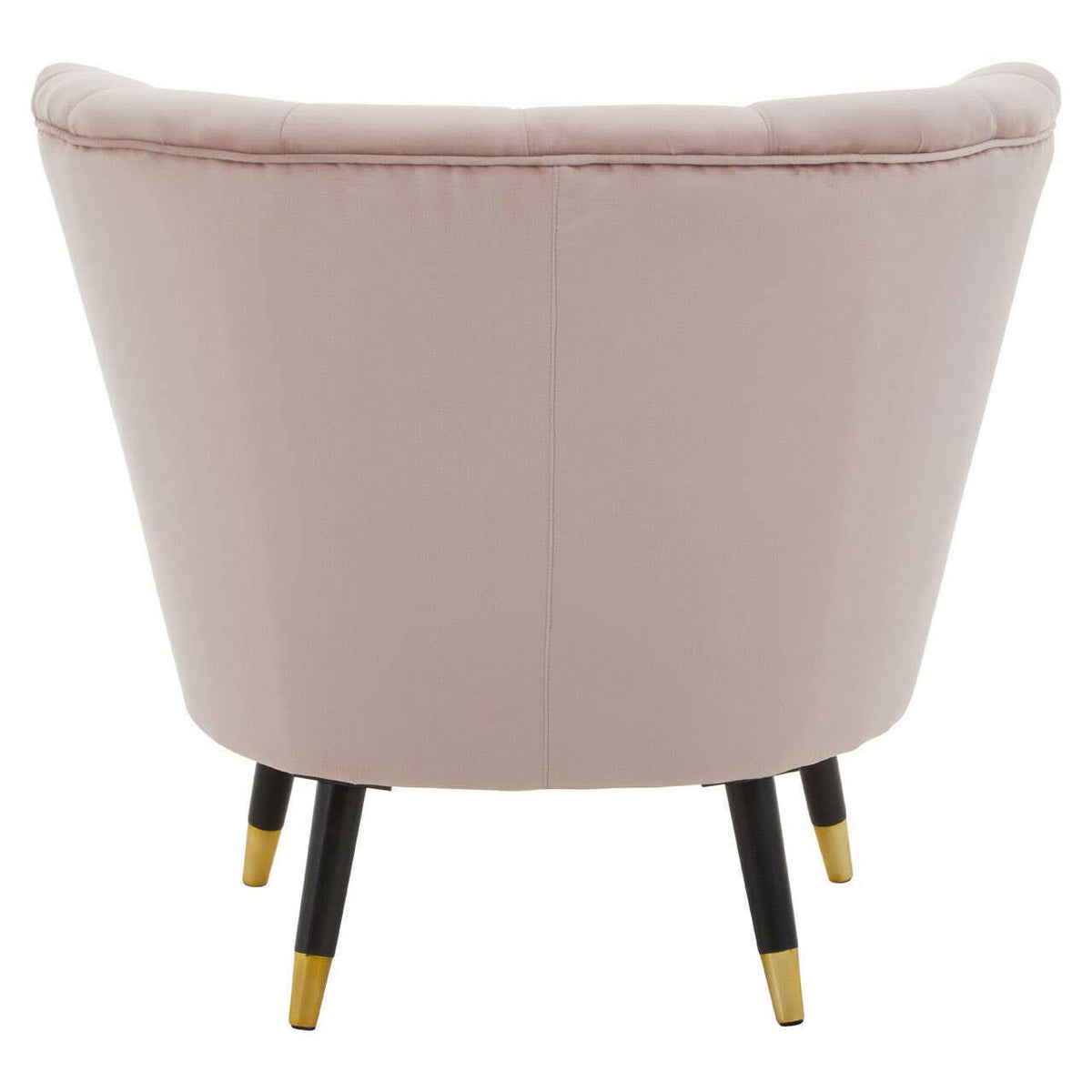 Loretta Dusky Pink Velvet Accent Chair.