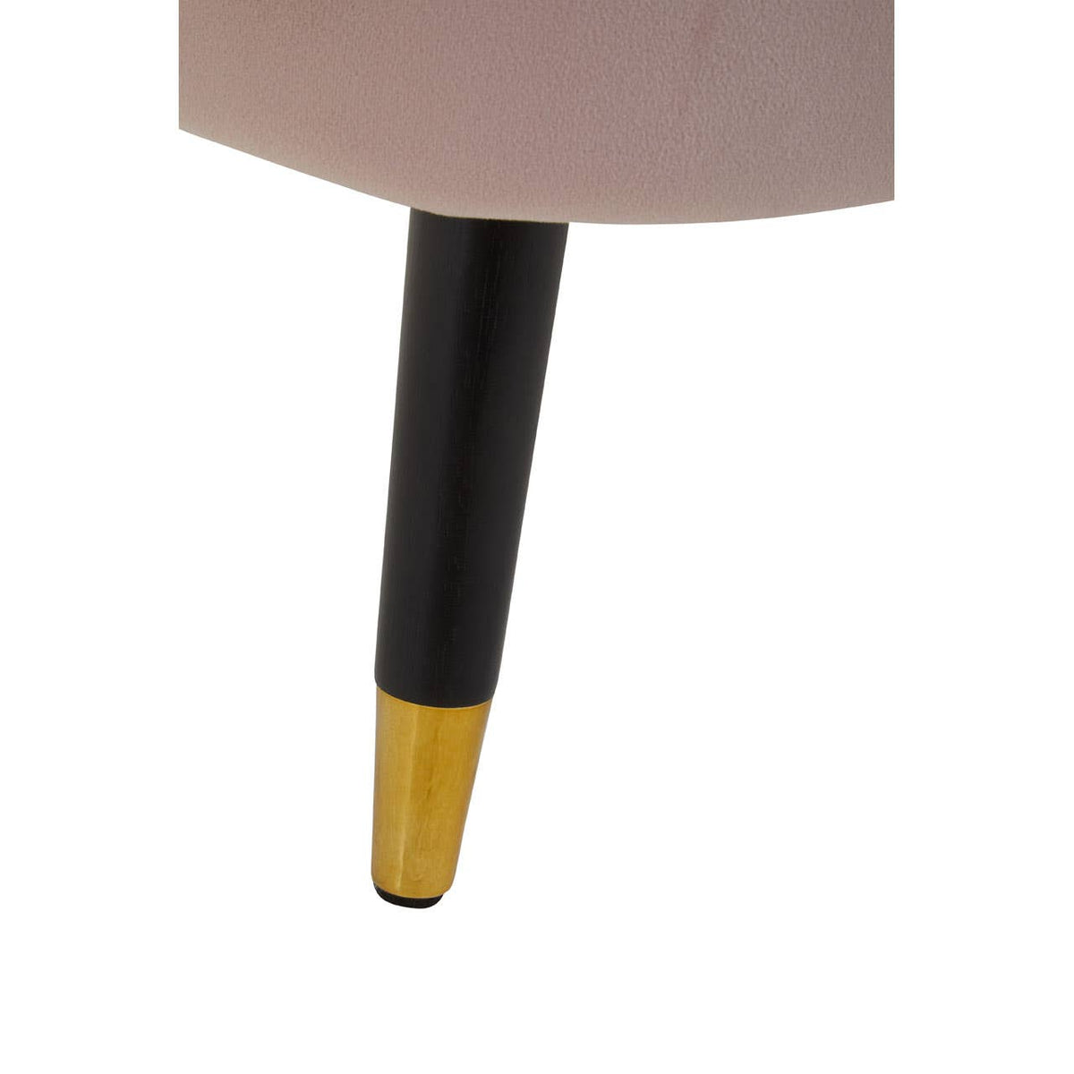 Loretta Dusky Pink Velvet Accent Chair.