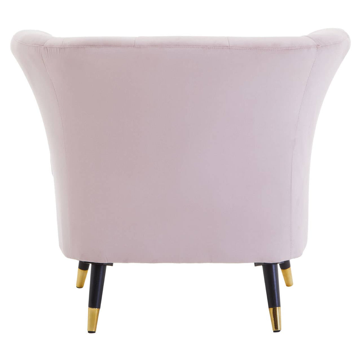 Loretta Dusky Pink Velvet Scalloped Chair.