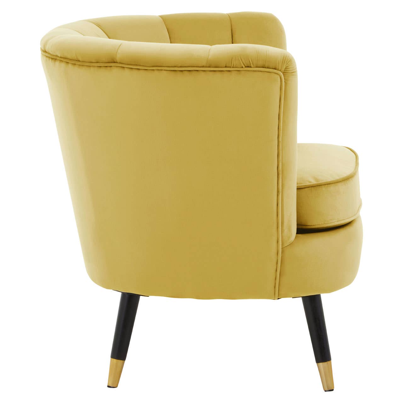 Noosa & Co. Living Loretta Pistachio Velvet Shell Accent Chair House of Isabella UK