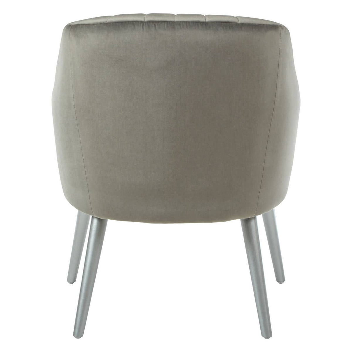 Louxor Grey Fabric Armchair.