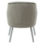 Louxor Grey Fabric Armchair.