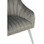 Louxor Grey Fabric Armchair.