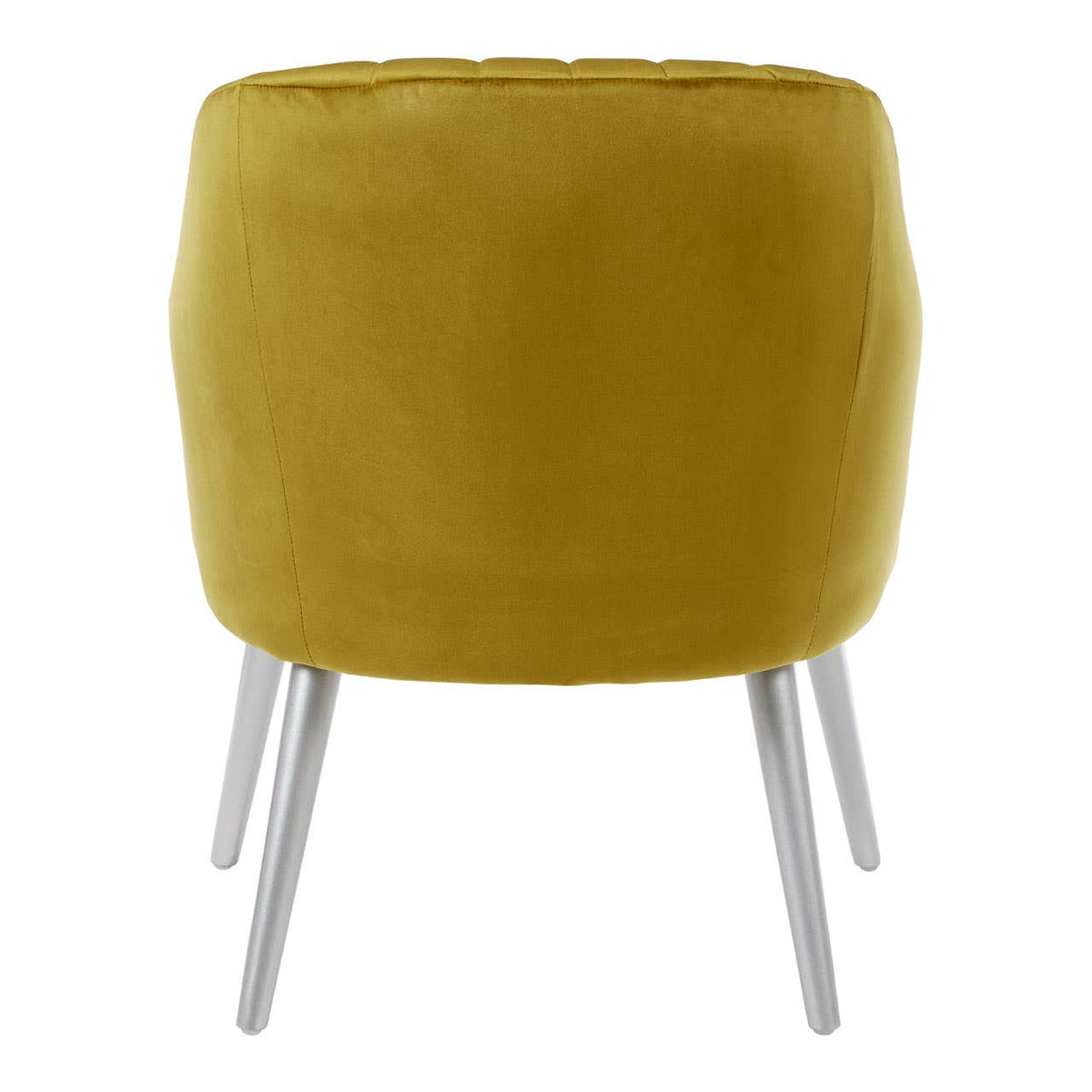 Louxor Mustard Fabric Armchair.