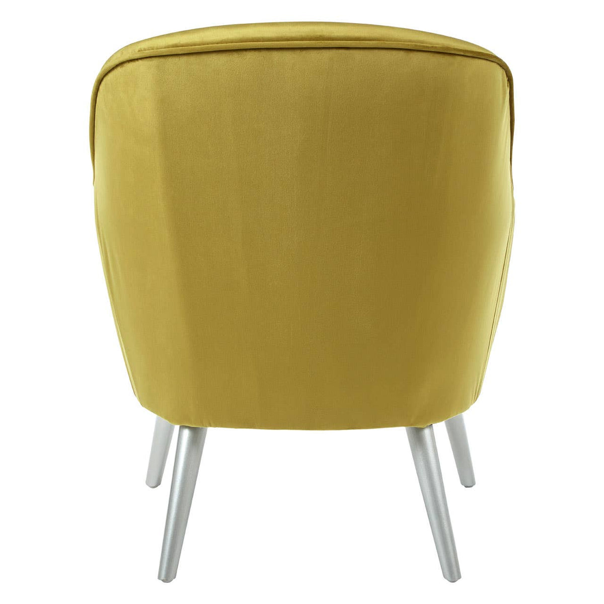 Louxor Mustard Velvet Armchair.