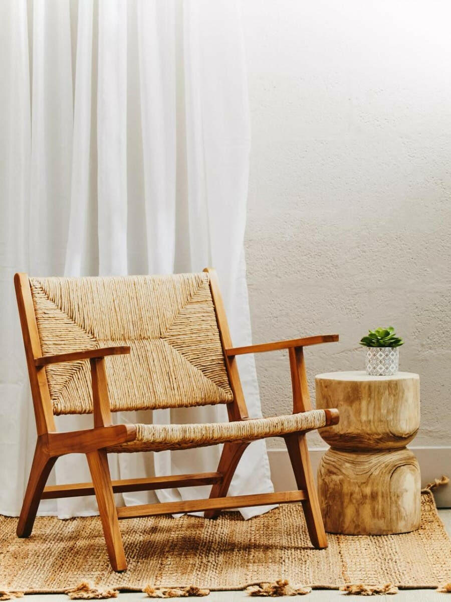 Lovina Natural Rattan Armchair.