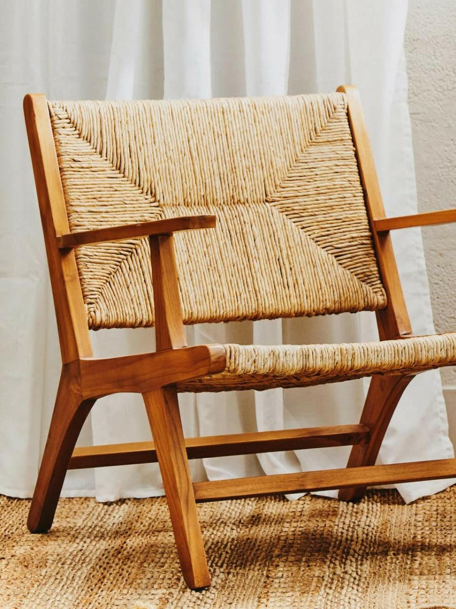 Lovina Natural Rattan Armchair.