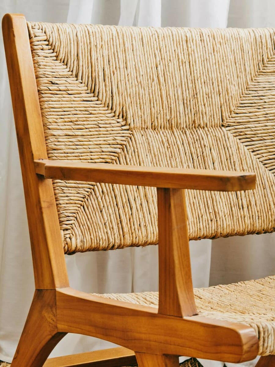 Lovina Natural Rattan Armchair.