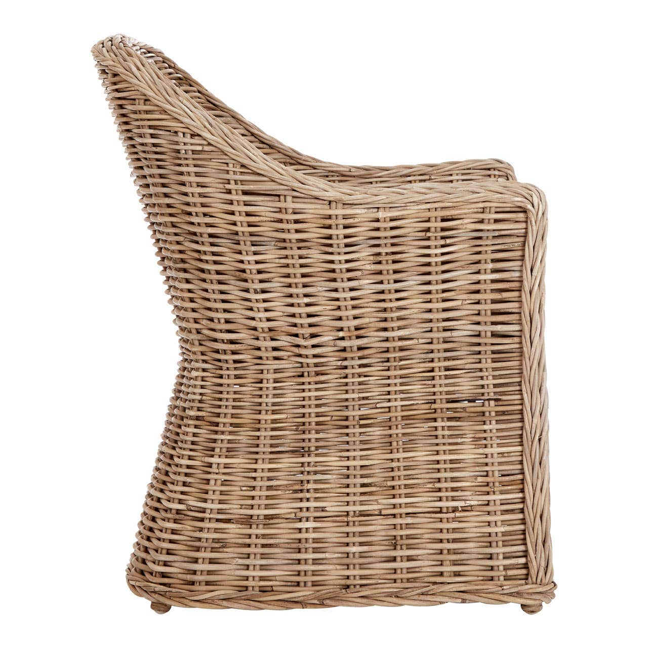 Noosa & Co. Living Lovina Rounded Back Natural Rattan Chair House of Isabella UK