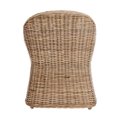 Noosa & Co. Living Lovina Rounded Back Natural Rattan Chair House of Isabella UK