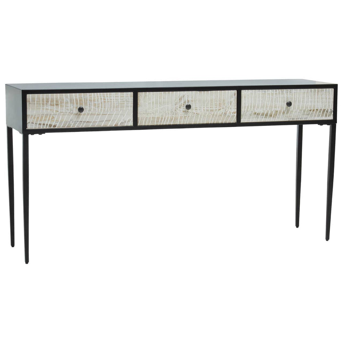 Noosa & Co. Living Luxor Three Drawer Rectangular Console Table House of Isabella UK