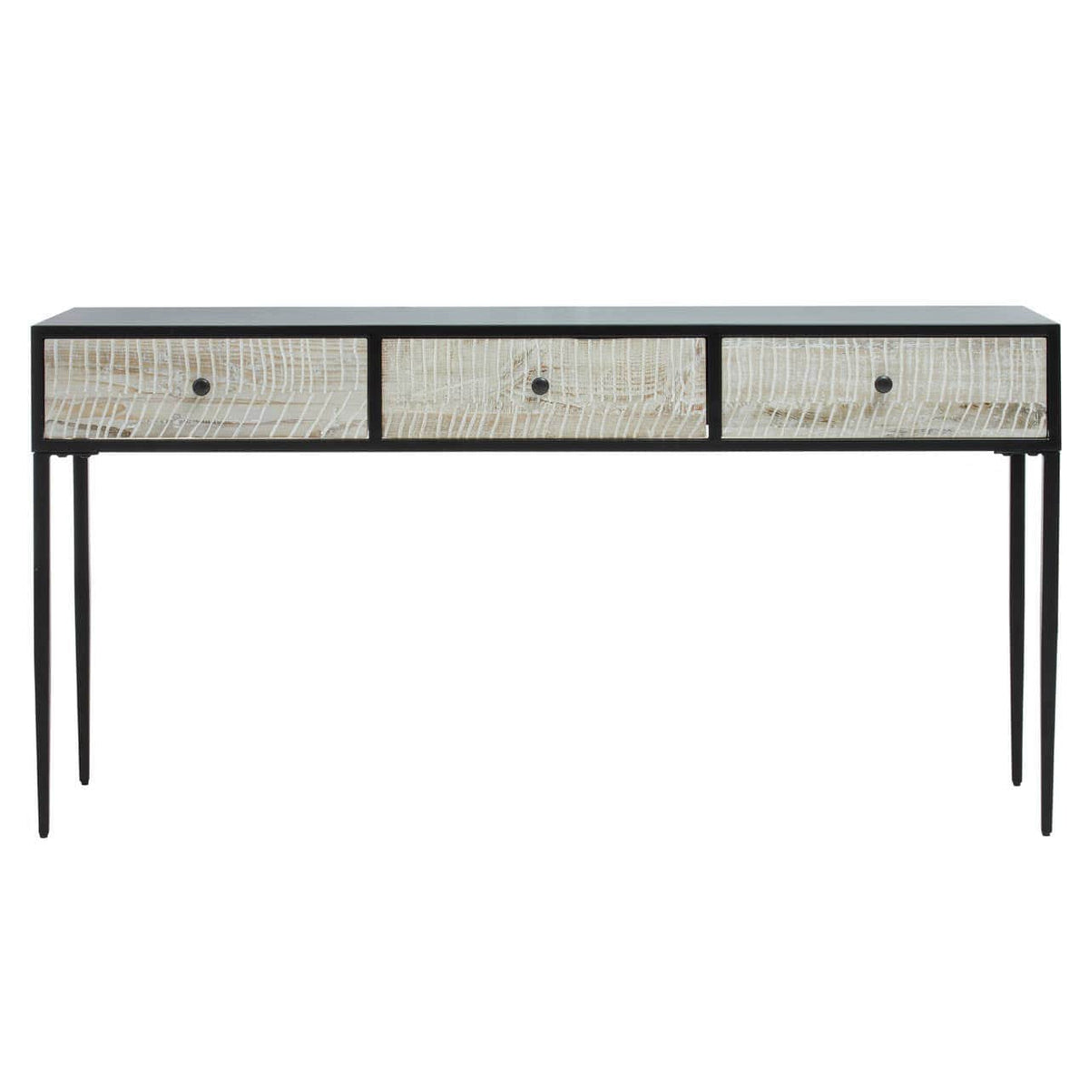 Noosa & Co. Living Luxor Three Drawer Rectangular Console Table House of Isabella UK