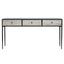 Noosa & Co. Living Luxor Three Drawer Rectangular Console Table House of Isabella UK