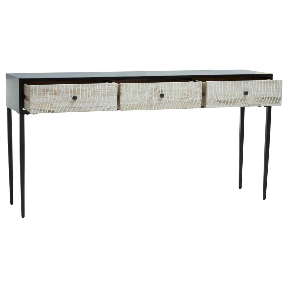 Noosa & Co. Living Luxor Three Drawer Rectangular Console Table House of Isabella UK