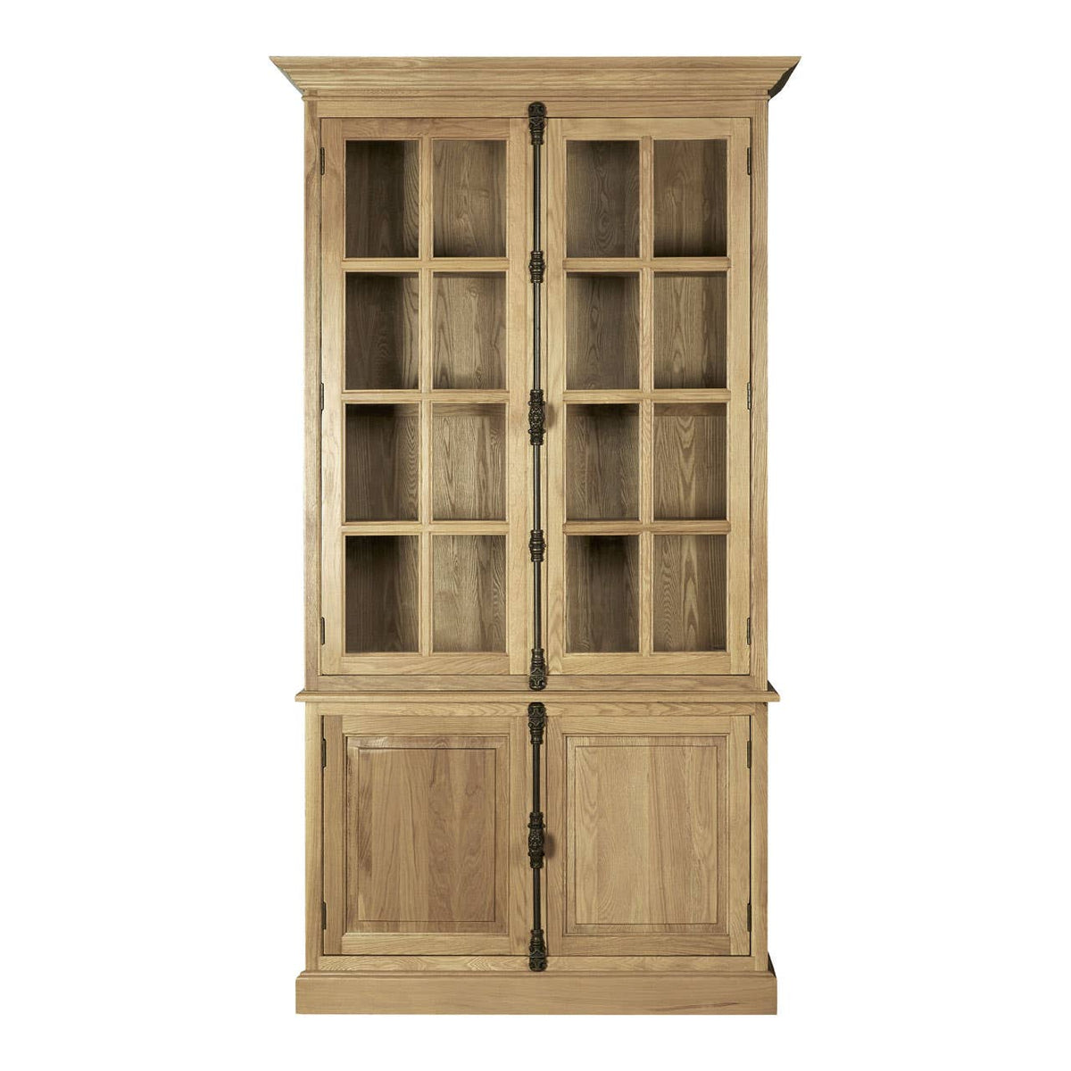 Lyon 4 Door Oak Wood Cabinet.