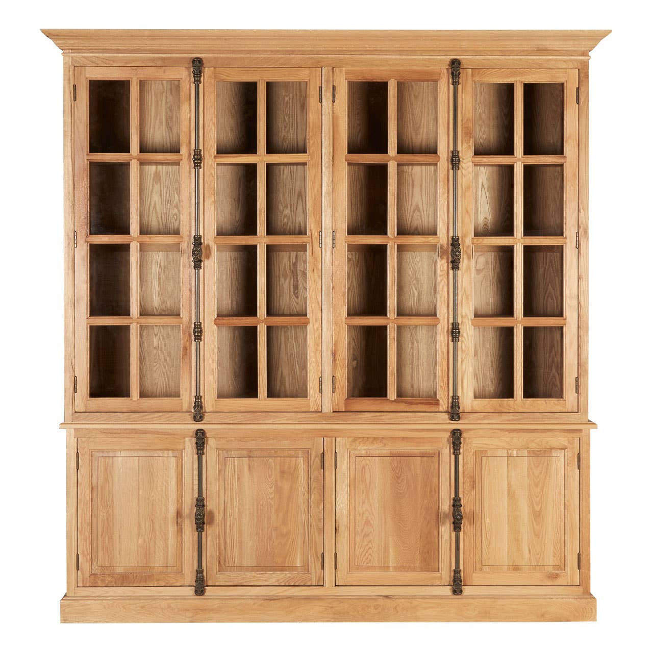 Noosa & Co. Living Lyon Cabinet With 6 Upper Shelves House of Isabella UK