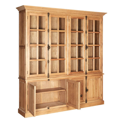 Noosa & Co. Living Lyon Cabinet With 6 Upper Shelves House of Isabella UK