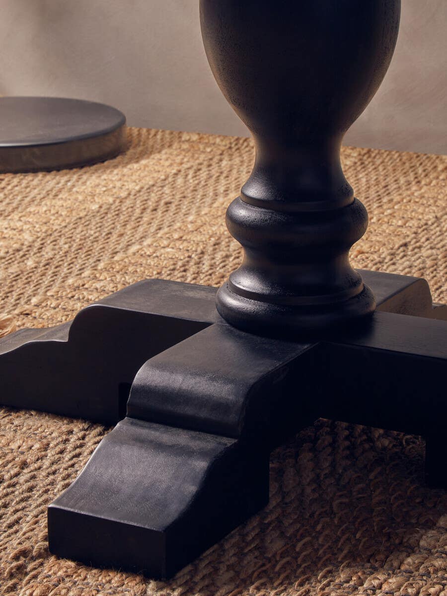 Lyon Oak Wood Round Table.