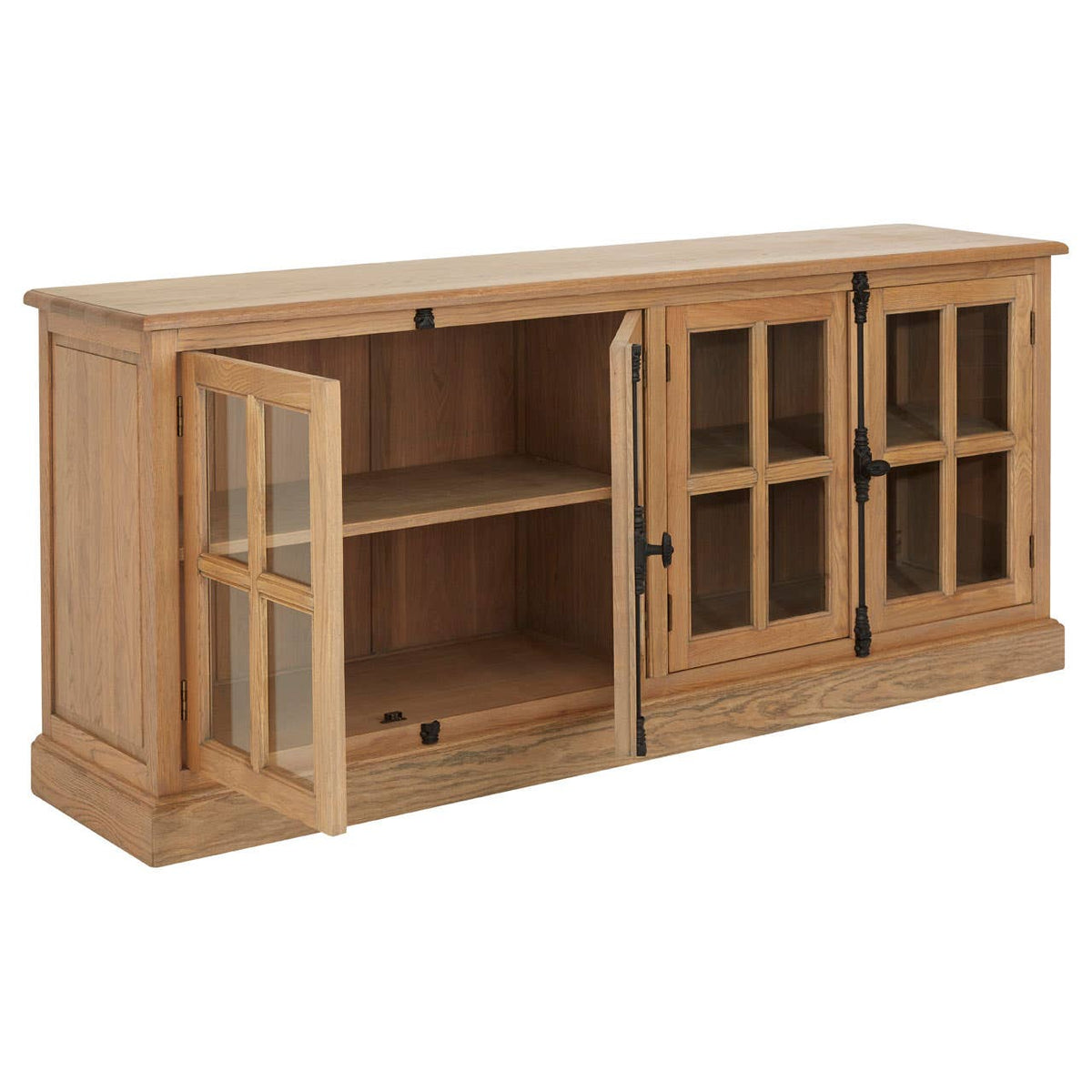 Lyon Oak Wood Sideboard.